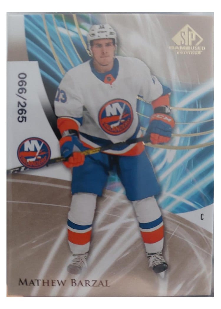 2020-21 SP Game Used Base Set Mathew Barzal #42 card