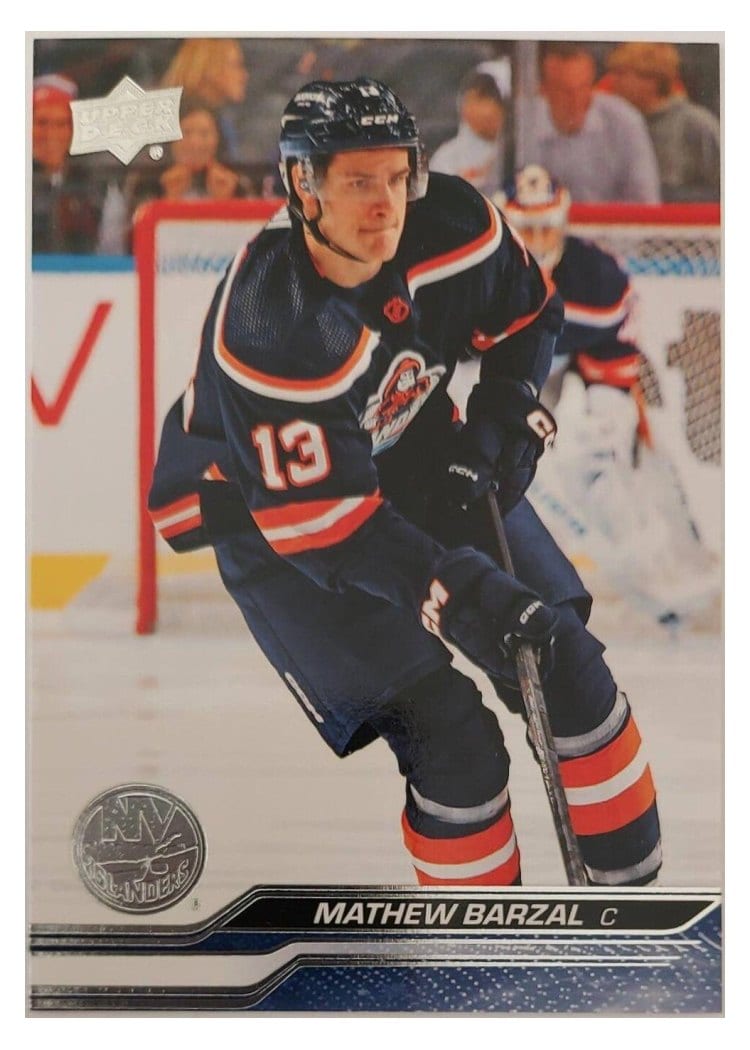 2023-24 Upper Deck Base Set Mathew Barzal #118 card