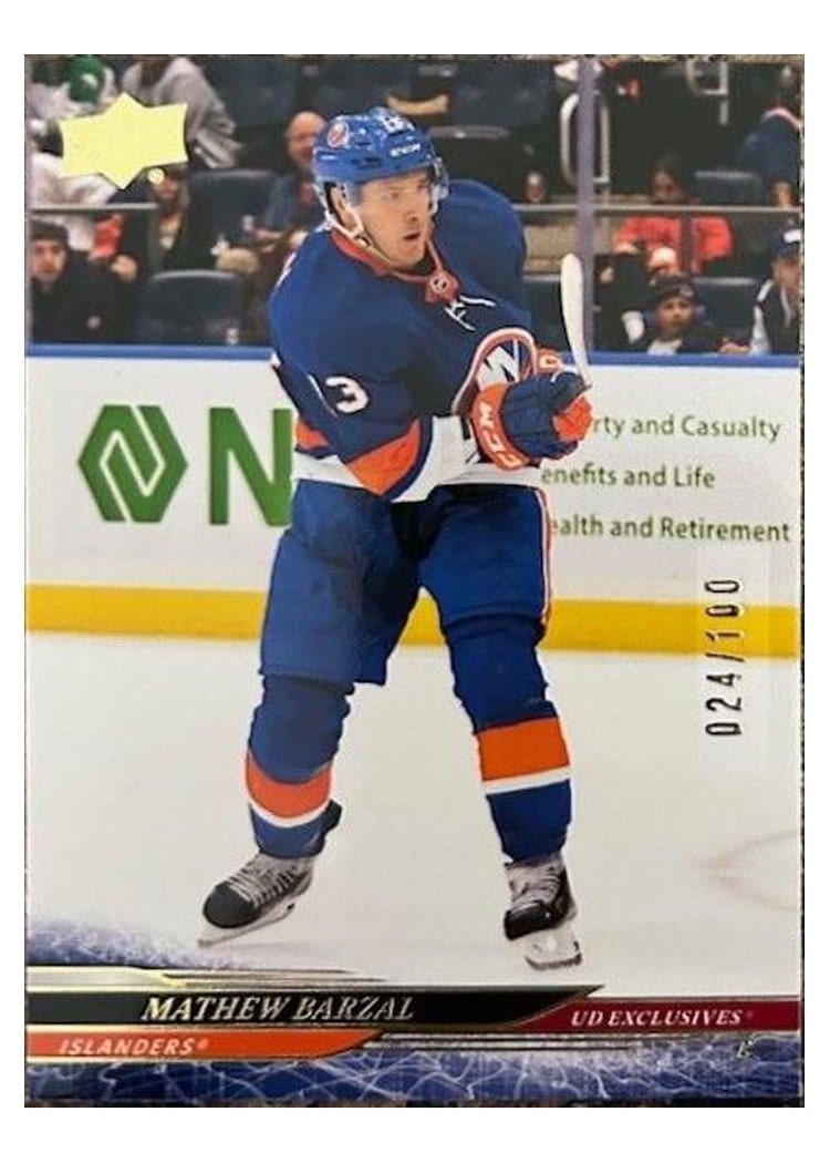 2024-25 Upper Deck Base Set Mathew Barzal #356 card