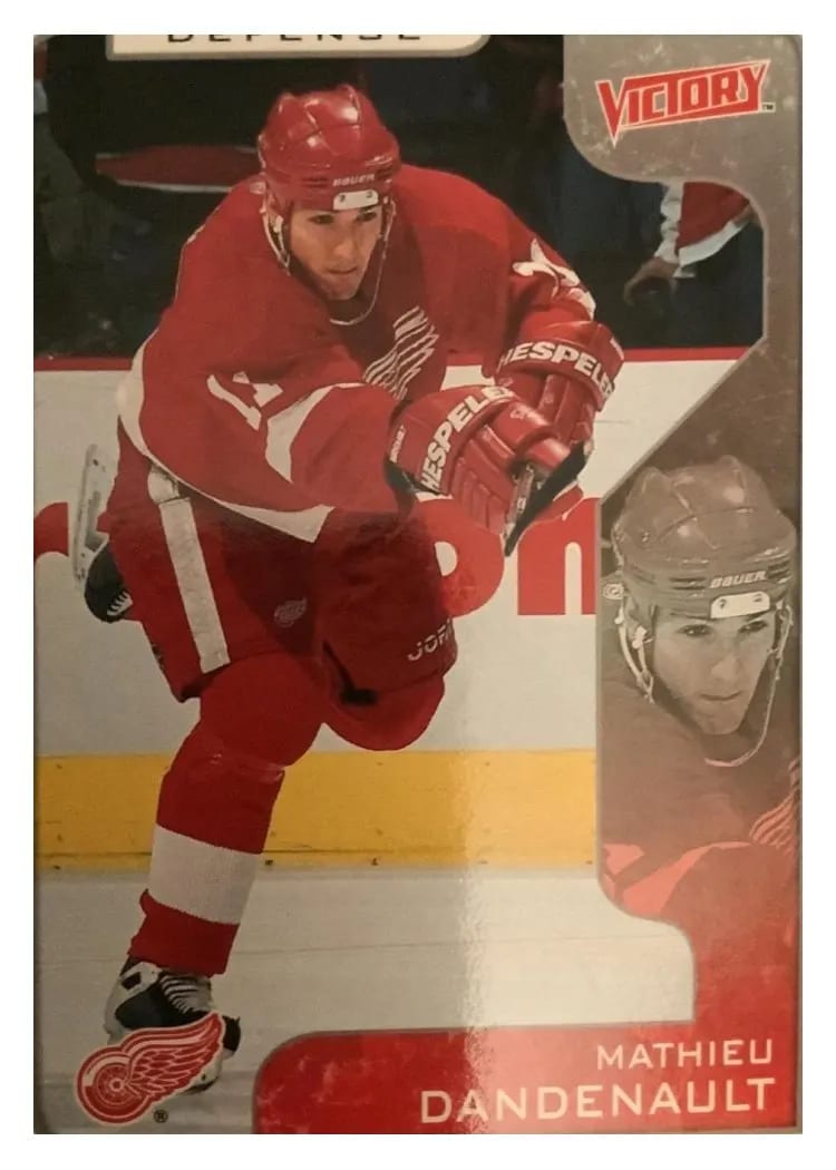 2001 Upper Deck Victory Mathieu Dandenault card