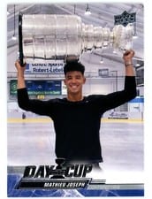2022-23 Upper Deck Day with the Cup Mathieu Joseph #DC6 card