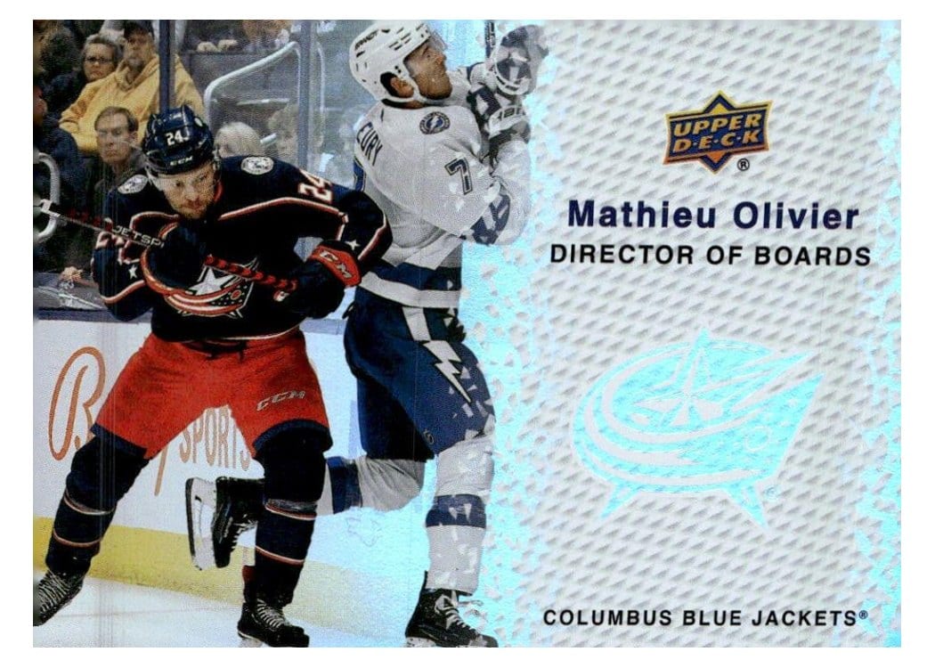2023-24 Upper Deck Director of Boards Mathieu Olivier #DB-6 card