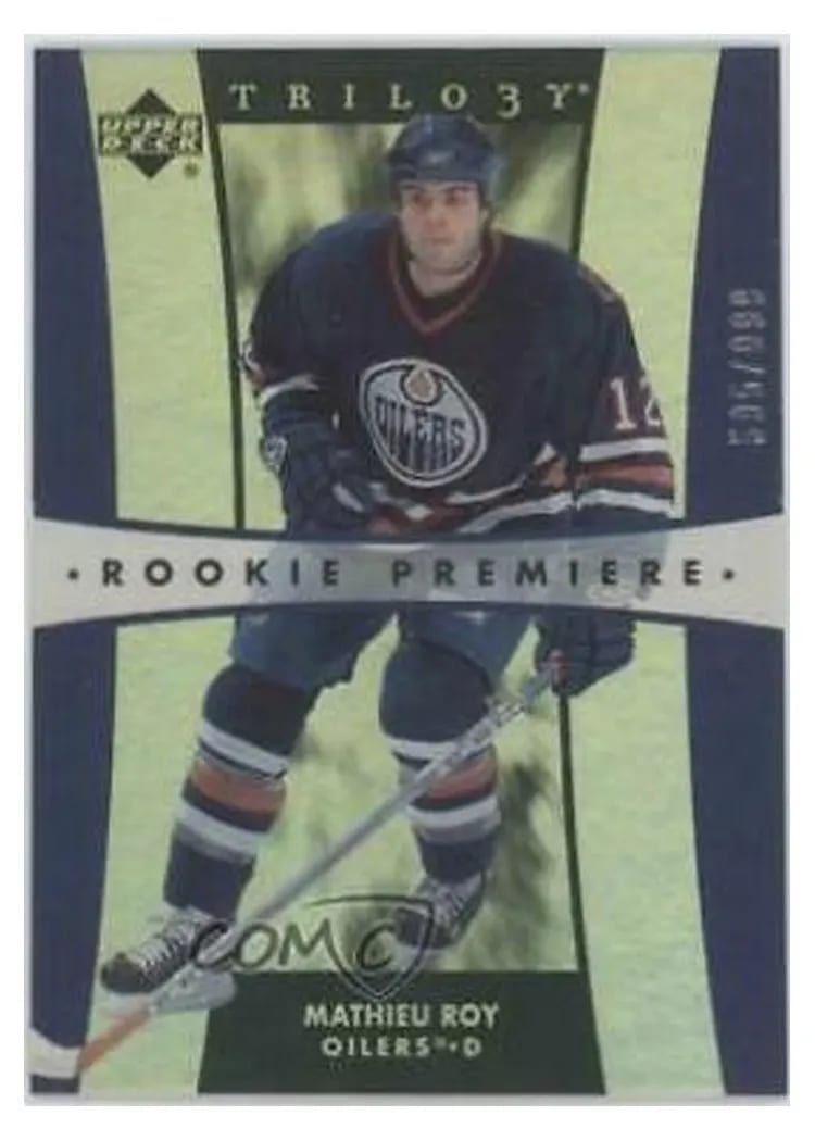 2005 Upper Deck Trilogy Mathieu Roy #258 card