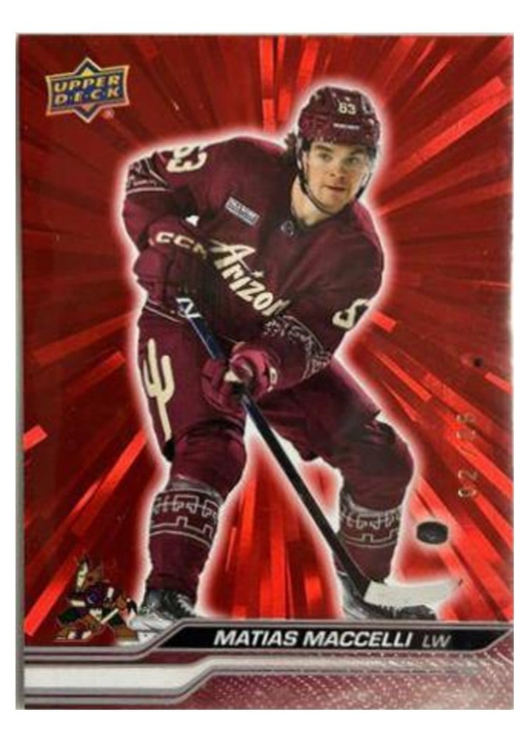 2023-24 Upper Deck Base Set Matias Maccelli #9 card