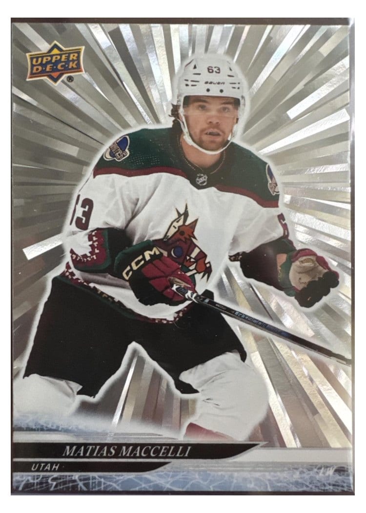 2024-25 Upper Deck Base Set Matias Maccelli #421 card