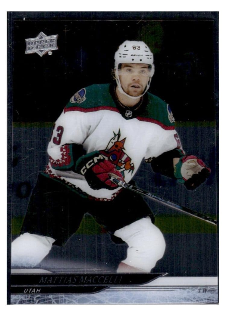 2024-25 Upper Deck Base Set Matias Maccelli #421 card