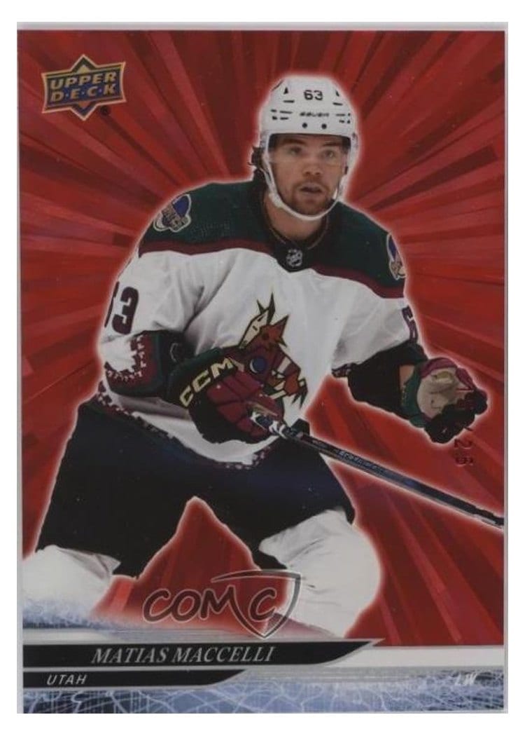 2024-25 Upper Deck Base Set Matias Maccelli #421 card