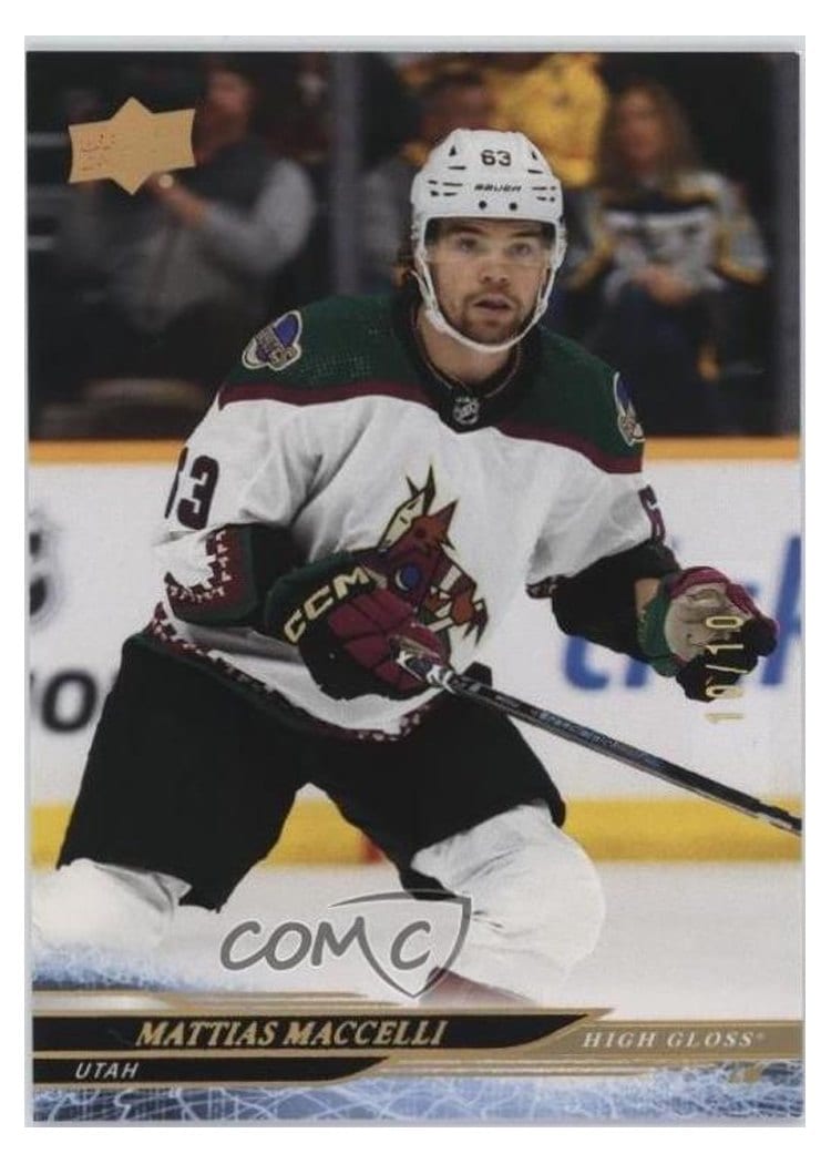 2024-25 Upper Deck Base Set Matias Maccelli #421 card