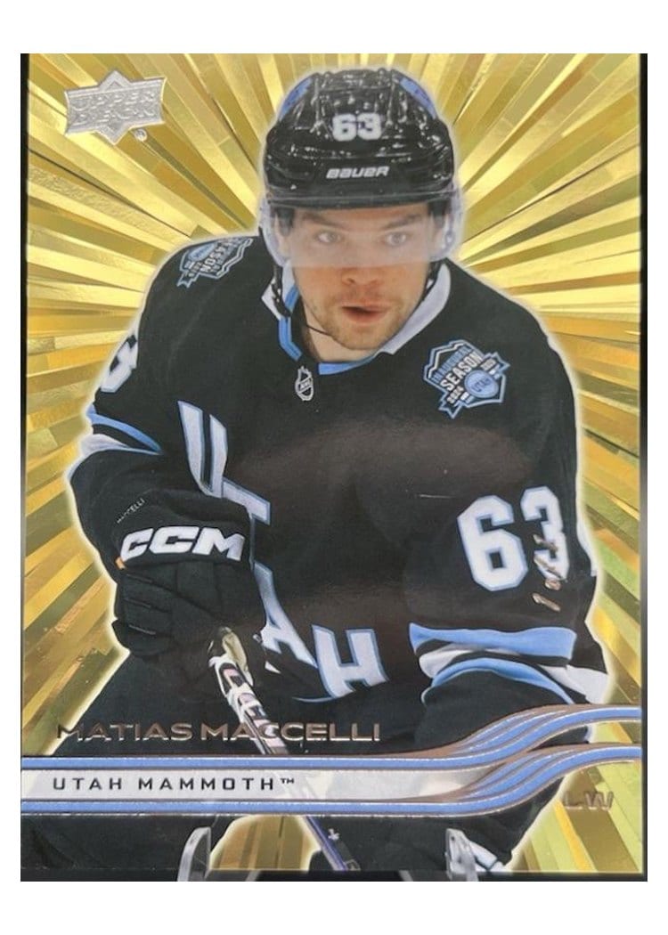 2025-26 Upper Deck Base Set Matias Maccelli #173 card