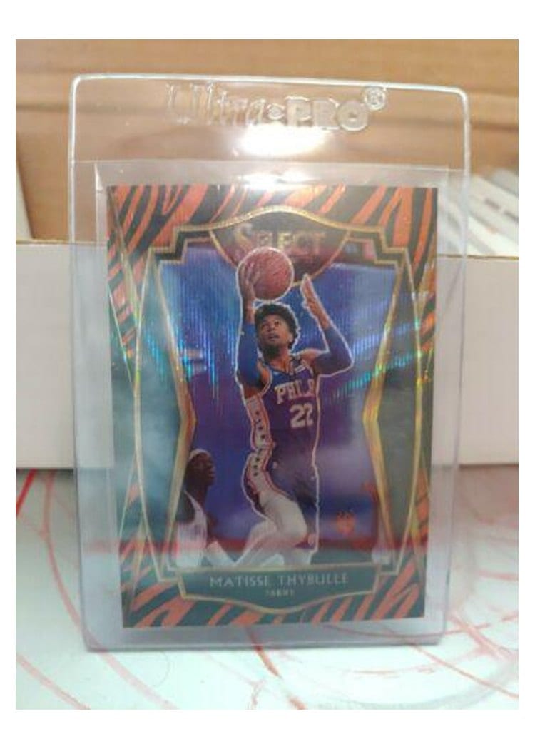 2020-21 Panini Select Base Set Matisse Thybulle Tiger Prizm #139 card