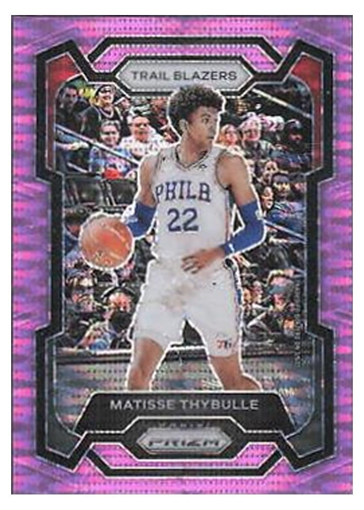 2023-24 Panini Prizm Base Set Matisse Thybulle Pink Pulsar #269 card