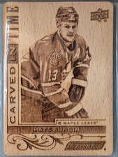 2024-25 Upper Deck Engrained Icons Carved in Time Mats Sundin #CT-SU card
