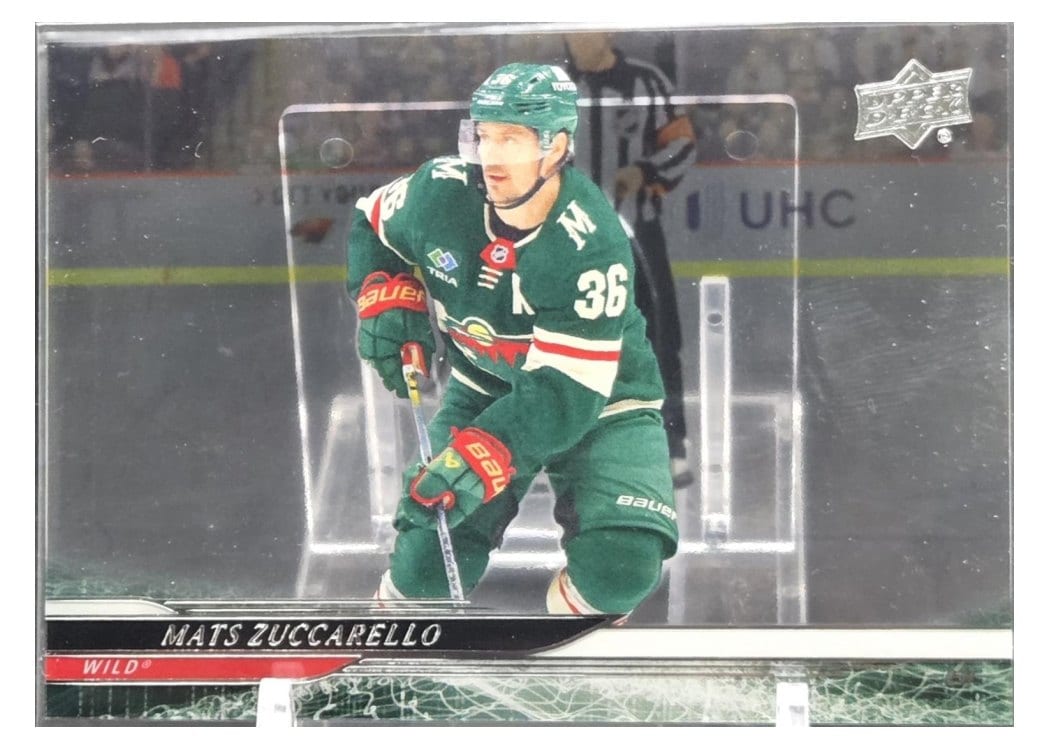2024-25 Upper Deck Base Set Mats Zuccarello Clear Cut #566 card