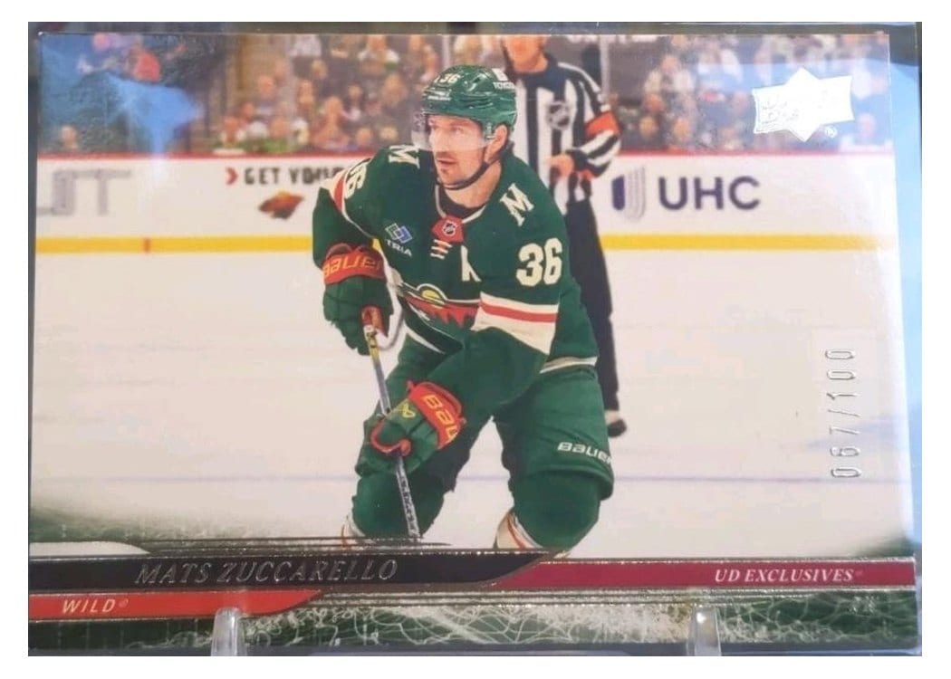 2024-25 Upper Deck Base Set Mats Zuccarello #566 card
