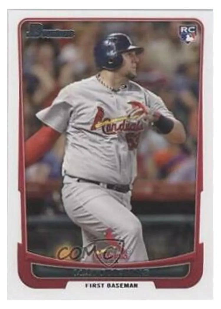2012 Bowman Draft Matt Adams #23 card