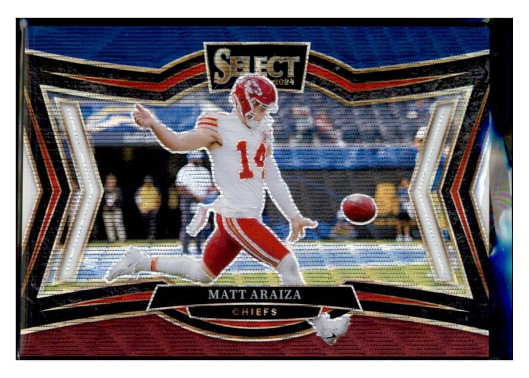 2024 Panini Select Base Set Matt Araiza Tri-Color Prizm #481 card