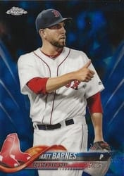 2018 Topps Chrome Sapphire Edition Base Set Matt Barnes #152 card