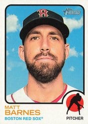 2022 Topps Heritage Base Set Matt Barnes #376 card