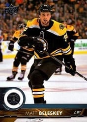 2017-18 Upper Deck Base Set Matt Beleskey #268 card