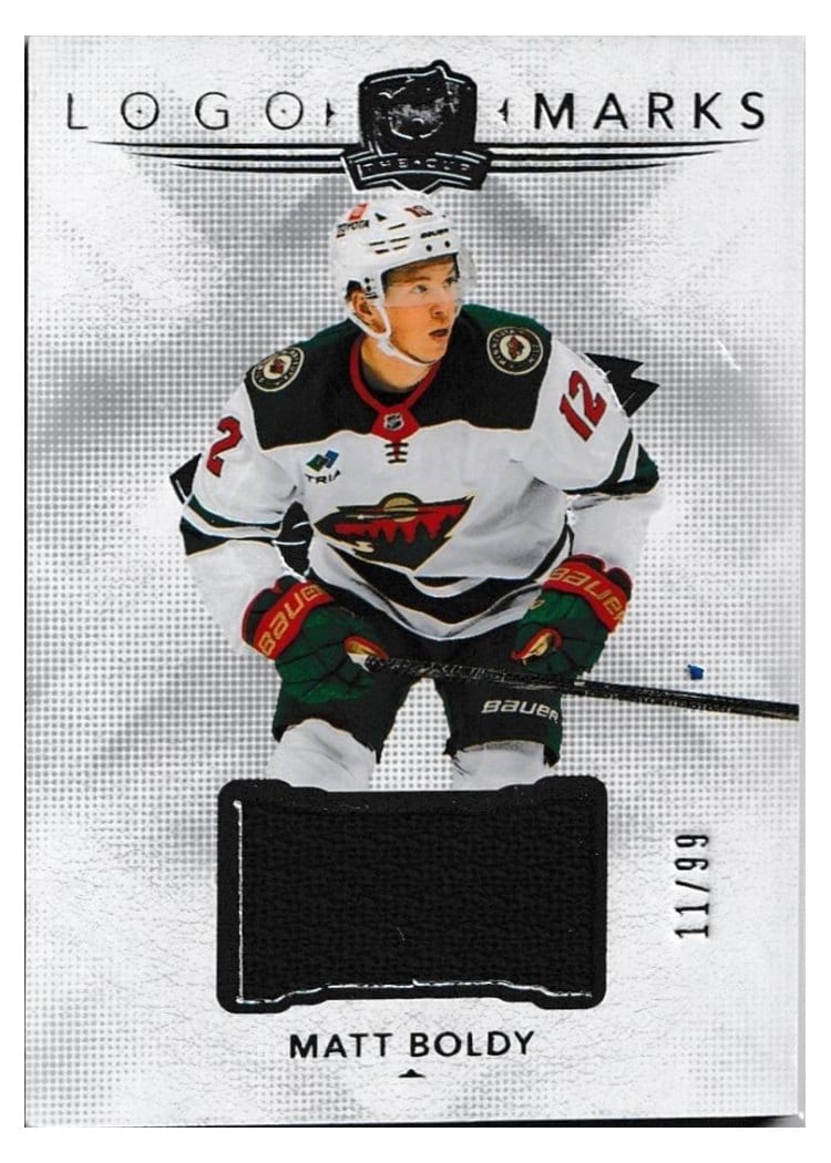 2024-25 Upper Deck The Cup Logomarks Matt Boldy #LM-MB card