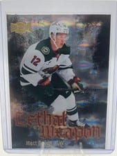 2025-26 SkyBox Metal Universe Lethal Weapon Matt Boldy #LW-13