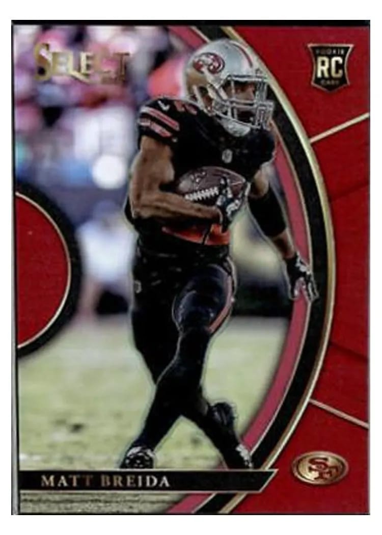 2017 Panini Select Base Set Matt Breida #9 card