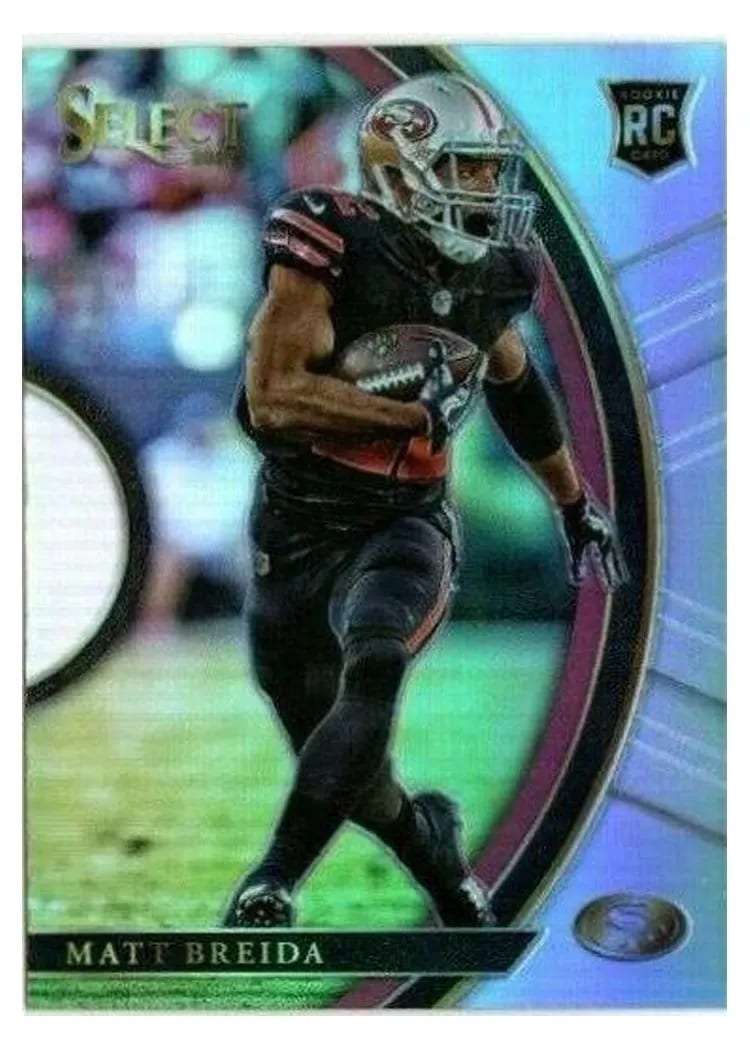 2017 Panini Select Base Set Matt Breida #9 card