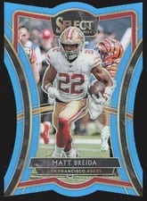2019 Panini Select Matt Breida #195 card