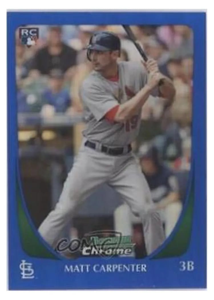 2011 Bowman Chrome Draft Matt Carpenter #14 card