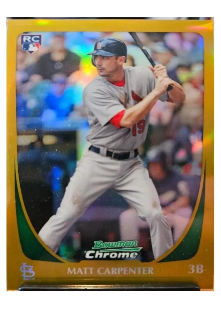 2011 Bowman Chrome Draft Matt Carpenter #14 card