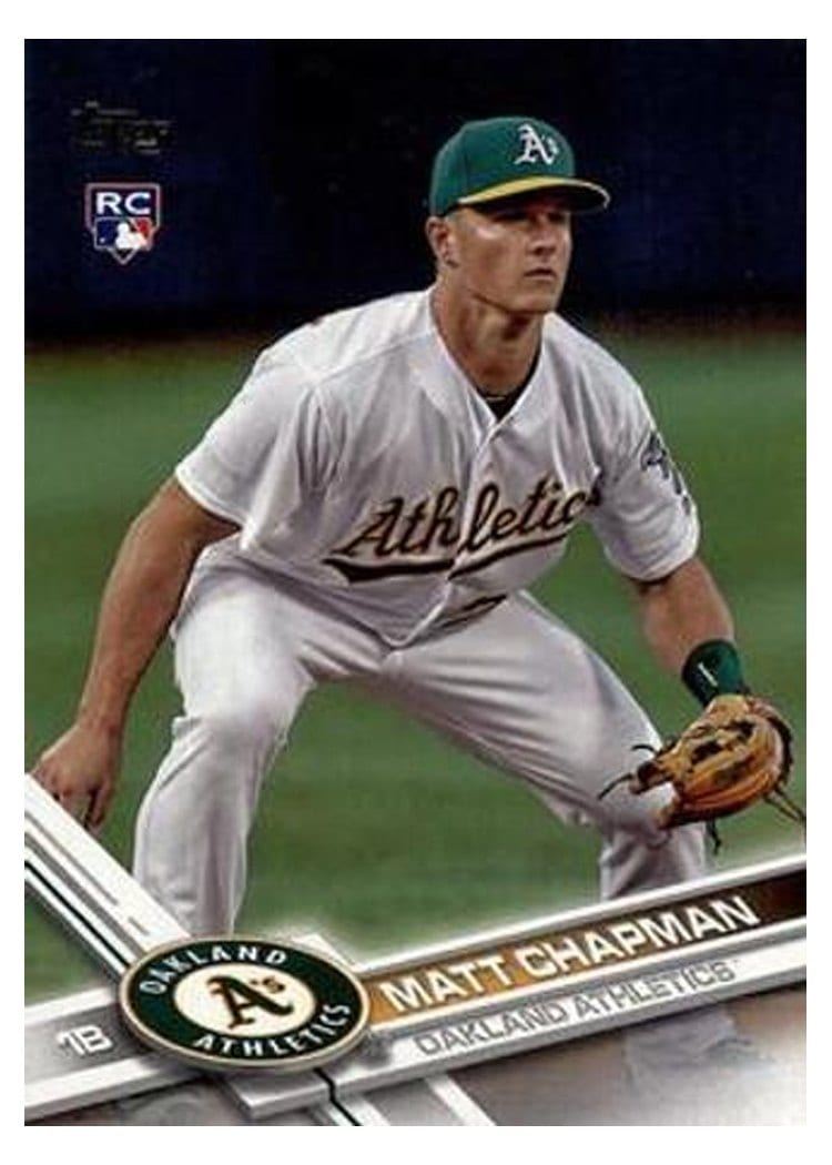 2017 Topps Update Base Set Matt Chapman #US4 card