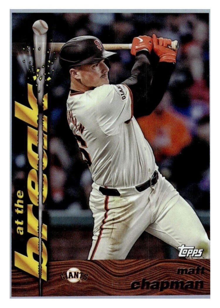 2024 Topps Archives 1995 Topps Traded & Rookies At the Break Matt Chapman #95ATB-21 card
