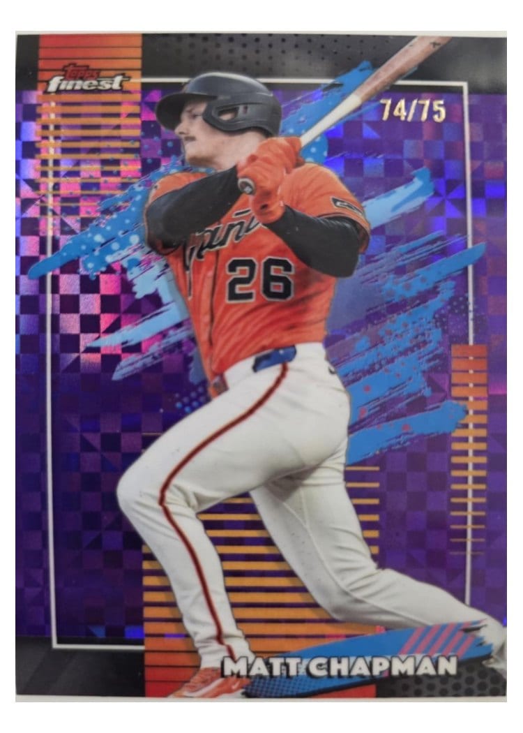2026 Topps Finest Matt Chapman #111 card