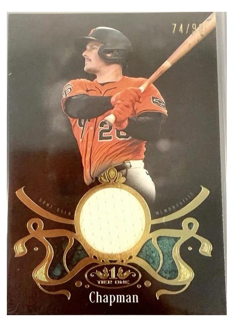 2026 Topps Tier One Shadow Relics Matt Chapman #SR-MC card