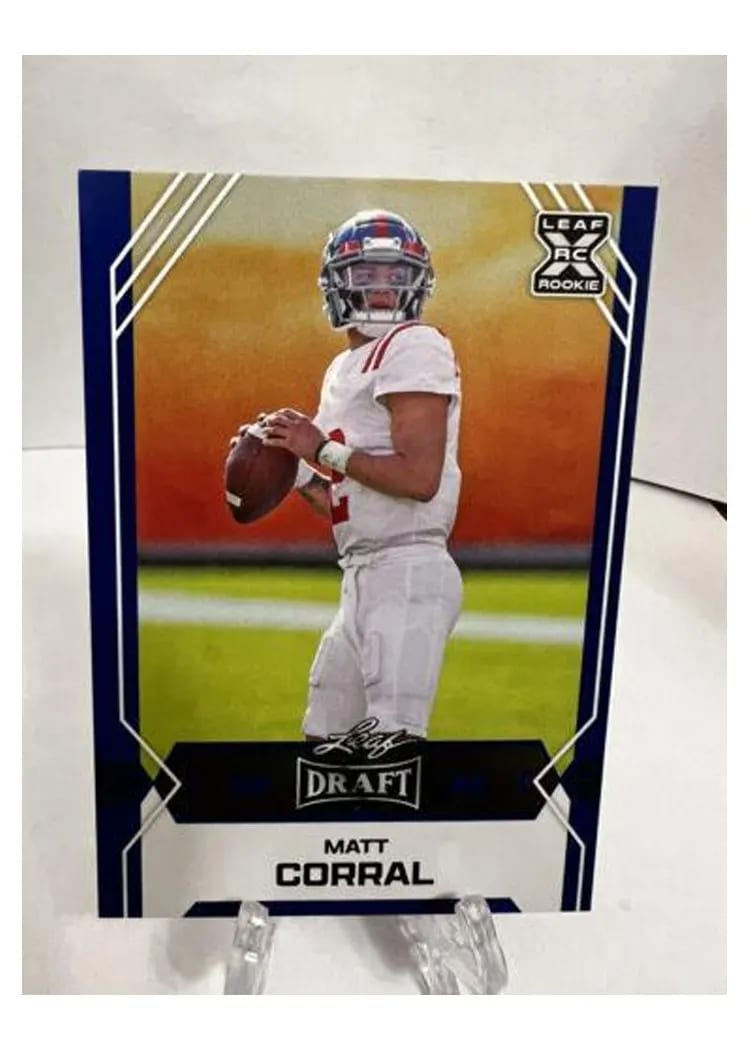 2022 Leaf Draft Matt Corral #10 card