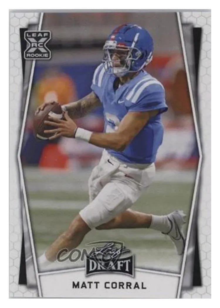 2022 Leaf Draft Matt Corral #B-9 card