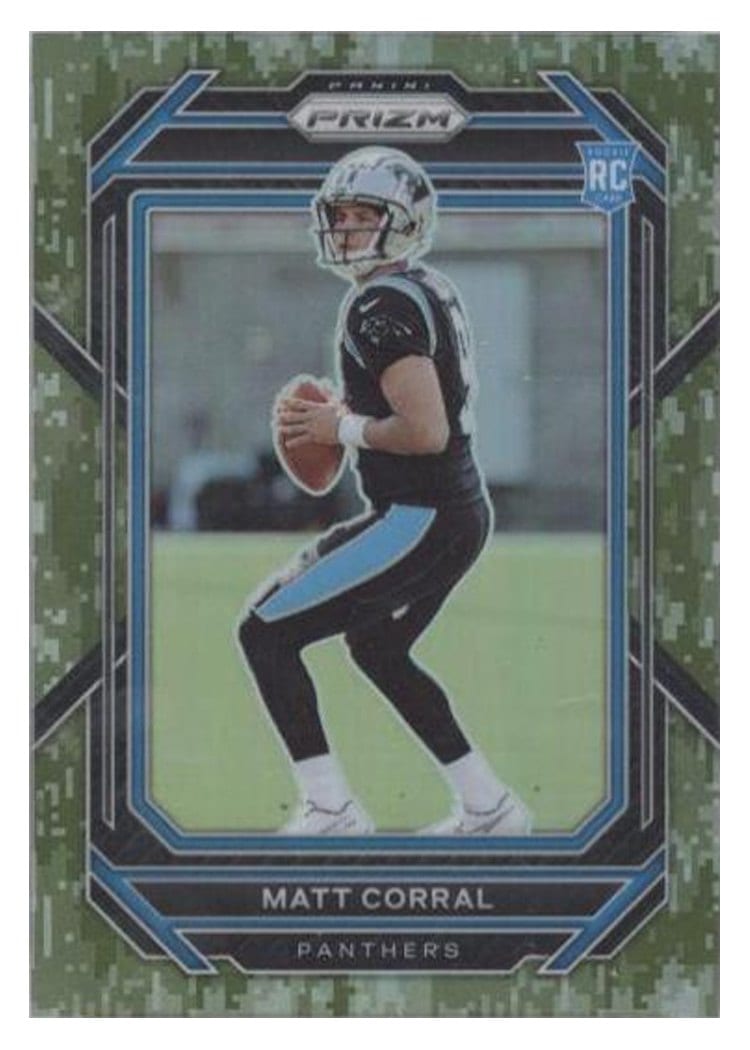2022 Panini Prizm Base Set Matt Corral #304 card