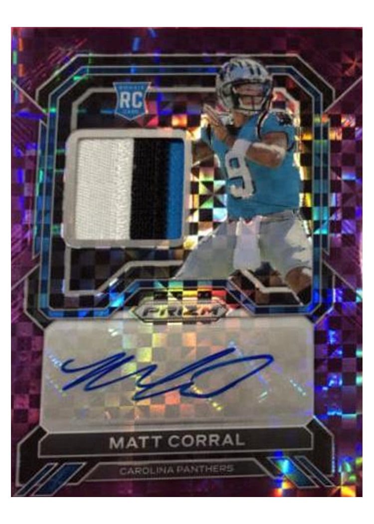 2022 Panini Prizm Base Set Matt Corral #304 card