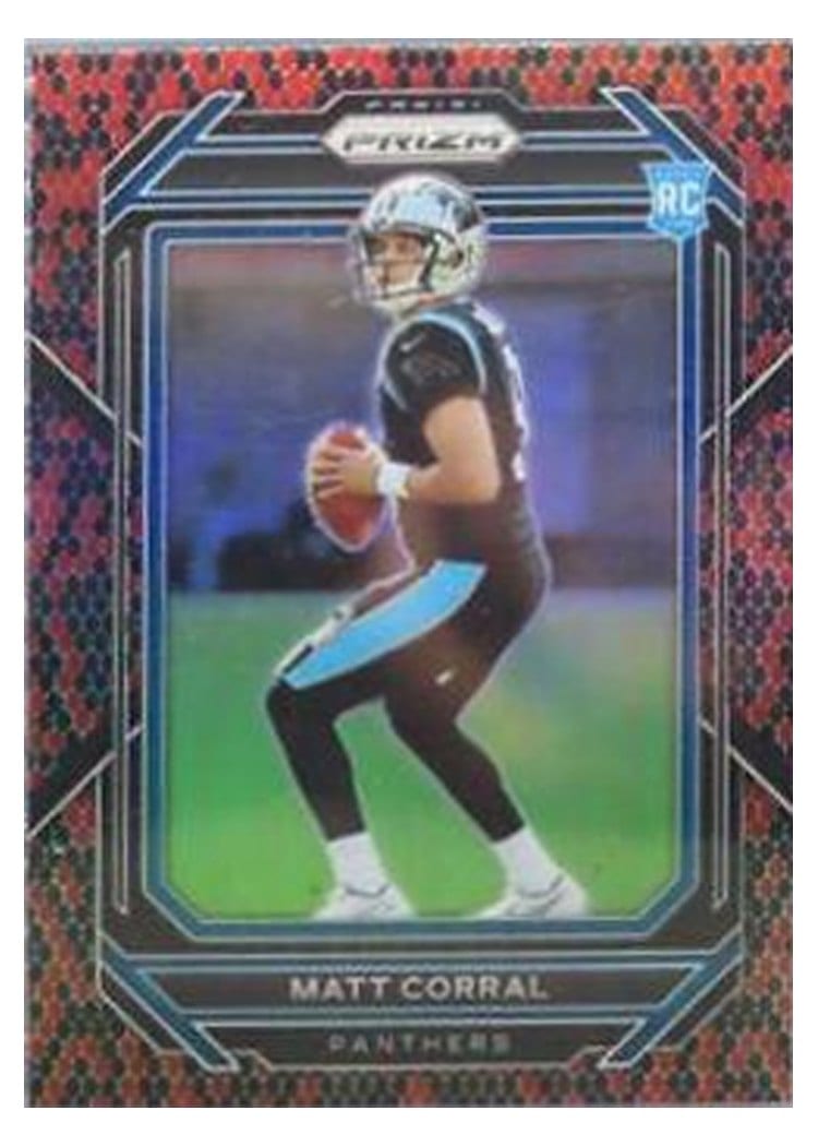 2022 Panini Prizm Base Set Matt Corral #304 card