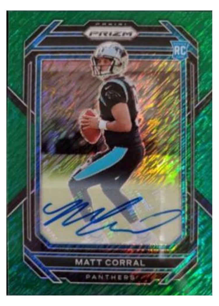2022 Panini Prizm Base Set Matt Corral #304 card