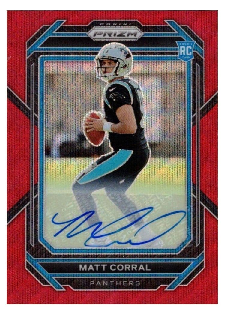 2022 Panini Prizm Base Set Matt Corral #304 card