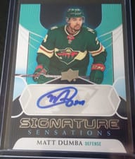 2020-21 Upper Deck Signature Sensations Matt Dumba #SS-MD card