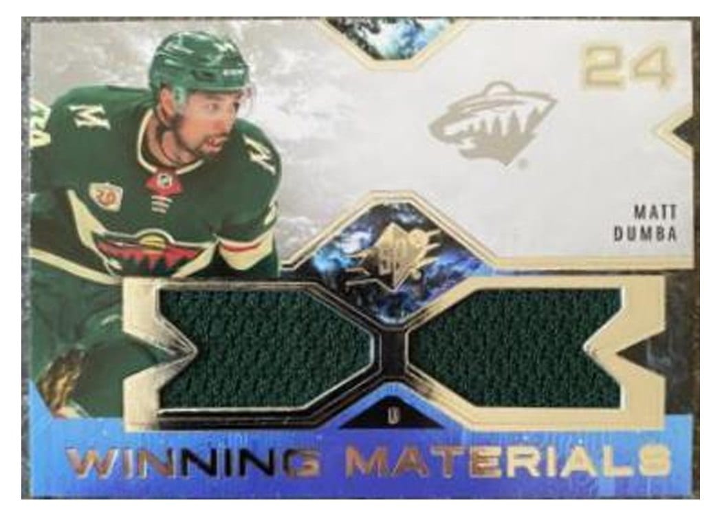 2021-22 SPx Winning Materials Matt Dumba #WM-MD card