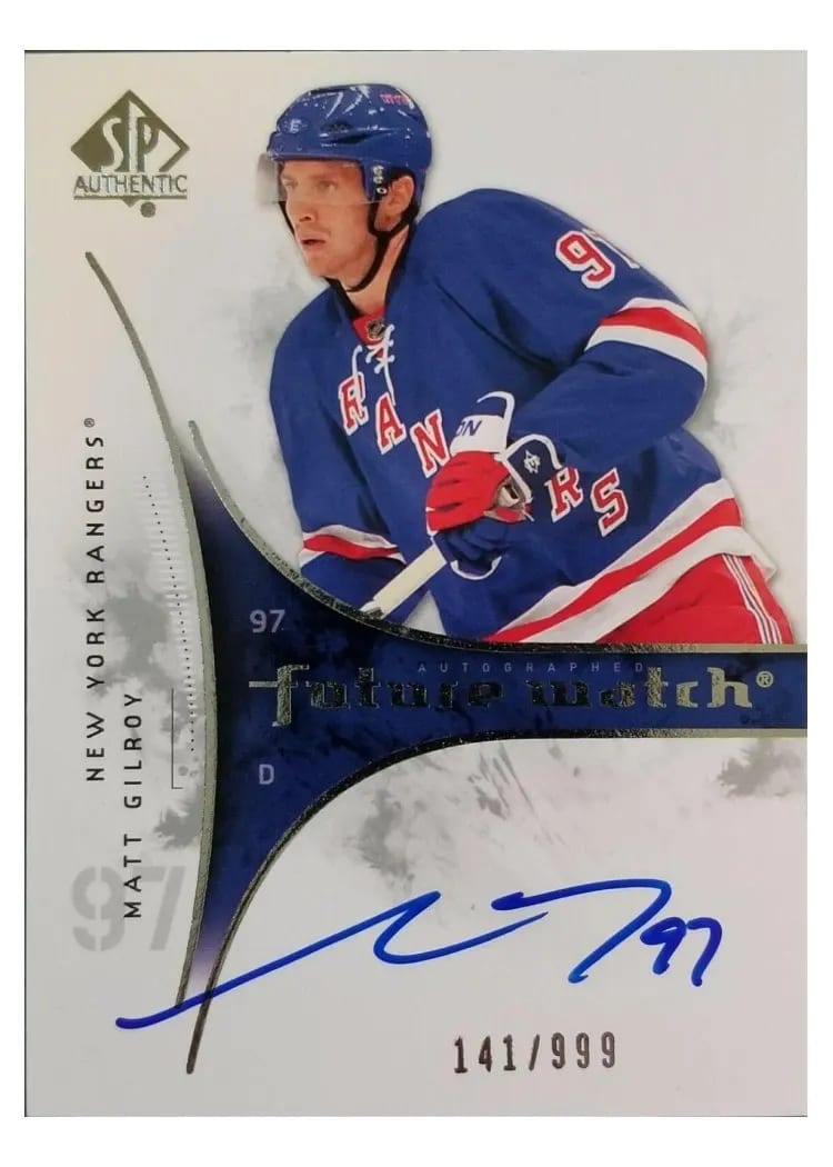 2009 SP Authentic Matt Gilroy #210 card