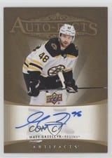 2022-23 Upper Deck Artifacts 2005-06 Retro - Autograph Facts Matt Grzelcyk #RAF-MG card