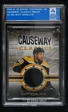 2023-24 Upper Deck Boston Bruins Centennial Causeway Classics Relics Matt Grzelcyk #CL-MG card