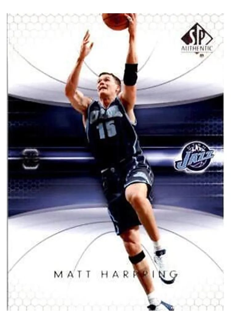 2004 SP Authentic Matt Harpring #87 card