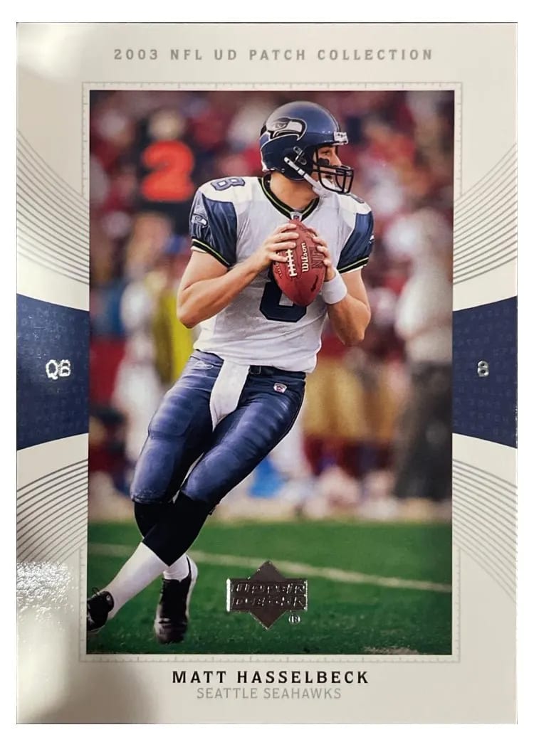 2003 Upper Deck Patch Collection Matt Hasselbeck #57 card