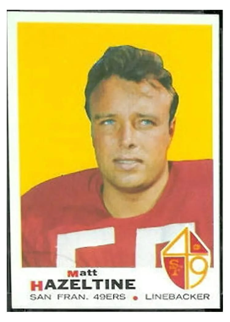 1969 Topps Matt Hazeltine #204 card