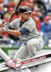 2017 Topps Base Set Matt Holliday #580 card
